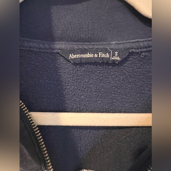 Abercrombie & Fitch size small pullover sweater with zipper neckline. - Picture 2 of 8